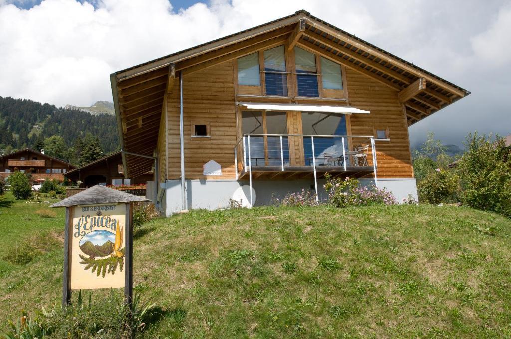 Bed & Breakfast L'Epicea Leysin Exterior photo